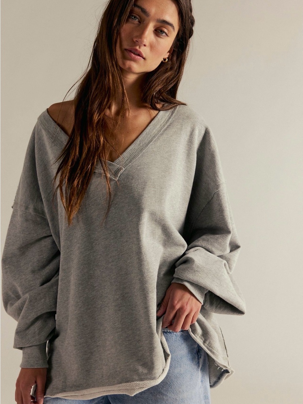 We the free Venice v neck sweatshirt